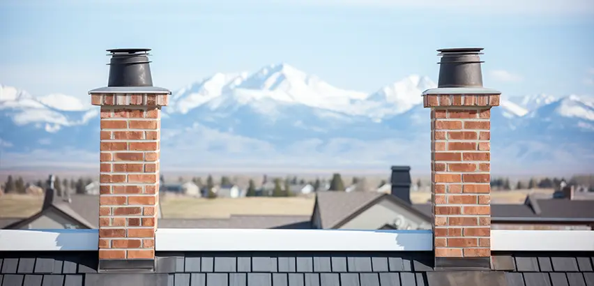 Chimney Storm Collar Installation in Decatur