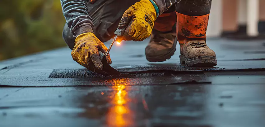 EPDM Roof Repair Tape Application in Decatur