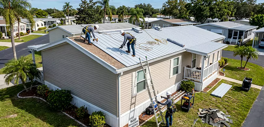 Mobile Home Metal Roof Replacement in Decatur