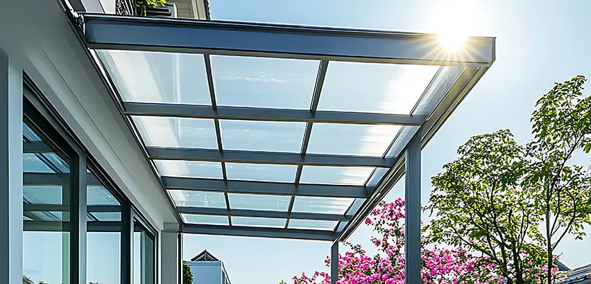 Glass Patio Roof Installation in Decatur