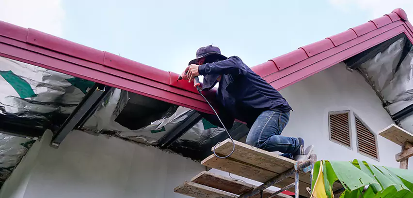 Residential Wind Damage Roof Repair in Decatur