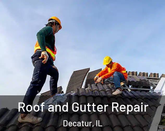  Roof and Gutter Repair Decatur, IL