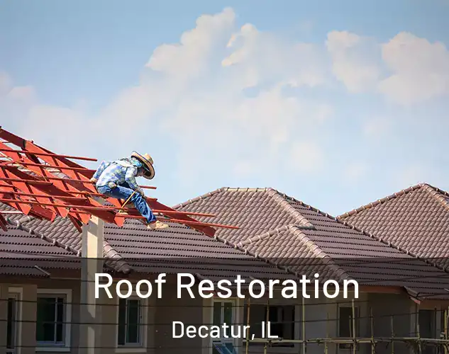  Roof Restoration Decatur, IL