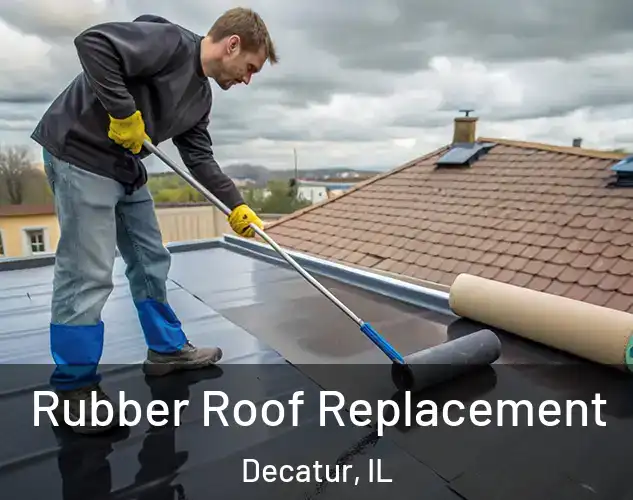  Rubber Roof Replacement Decatur, IL